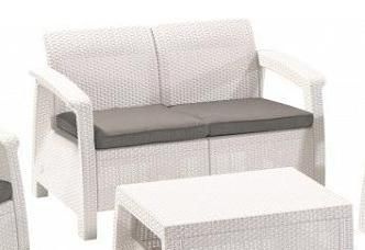 Диван Keter Корфу (Corfu love seat) белый