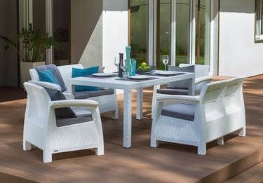 Диван Keter Корфу (Corfu love seat) белый