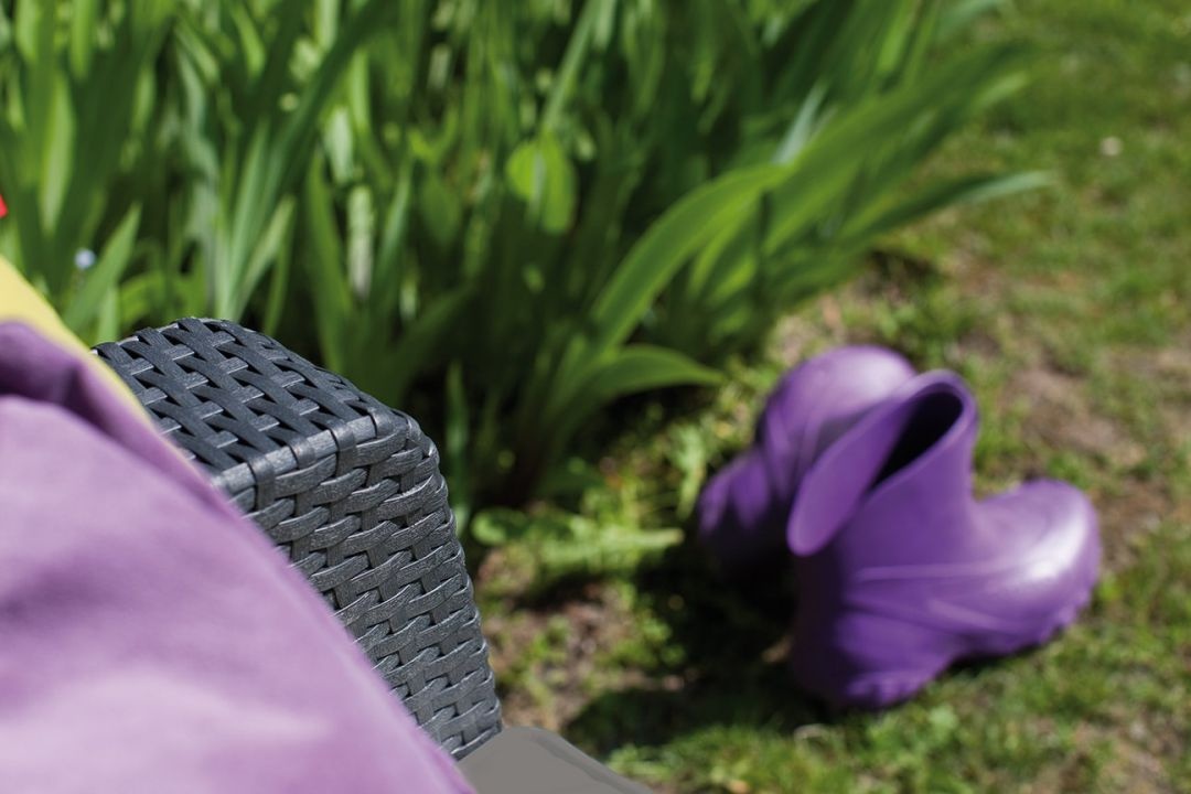 Диван Keter Корфу (Corfu love seat) графит