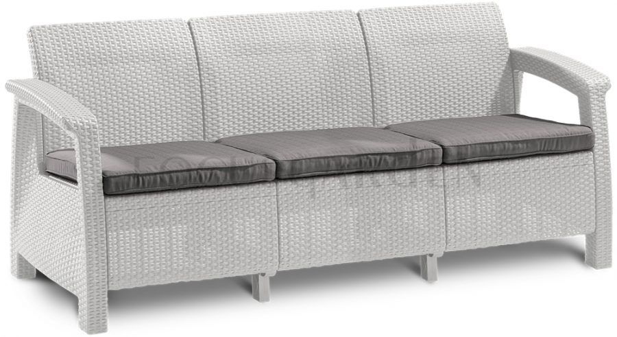 Диван Keter Корфу Макс (Corfu love seat max) белый