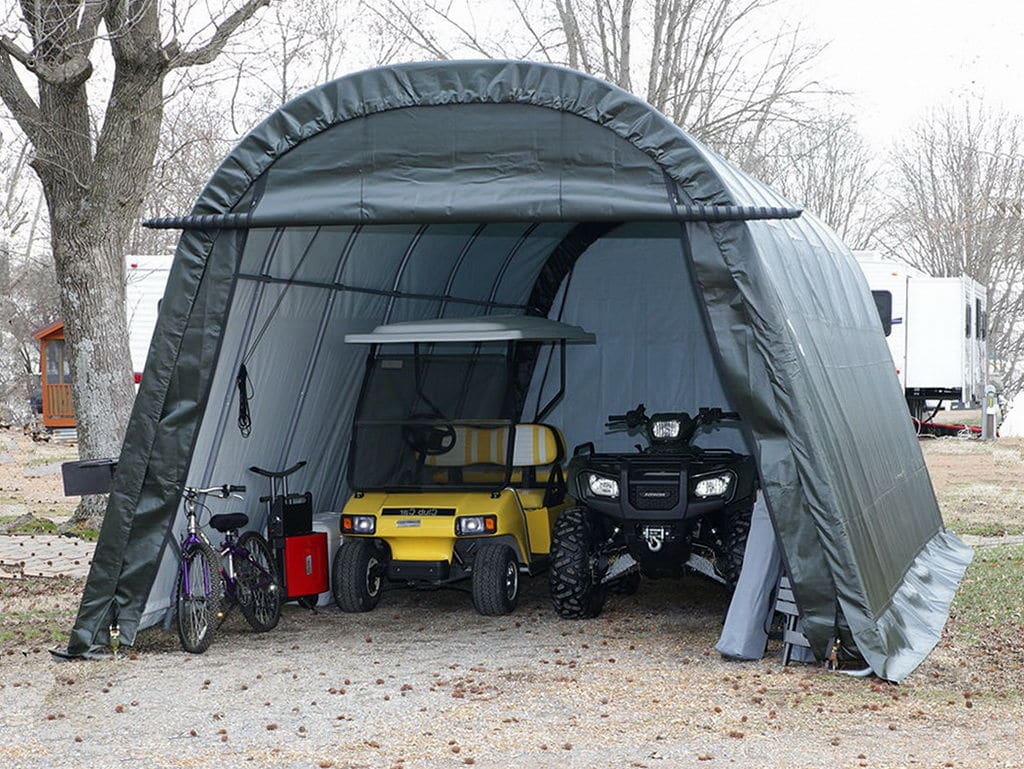 Гараж тентовый CoverIT 3x4,5x2,4 м