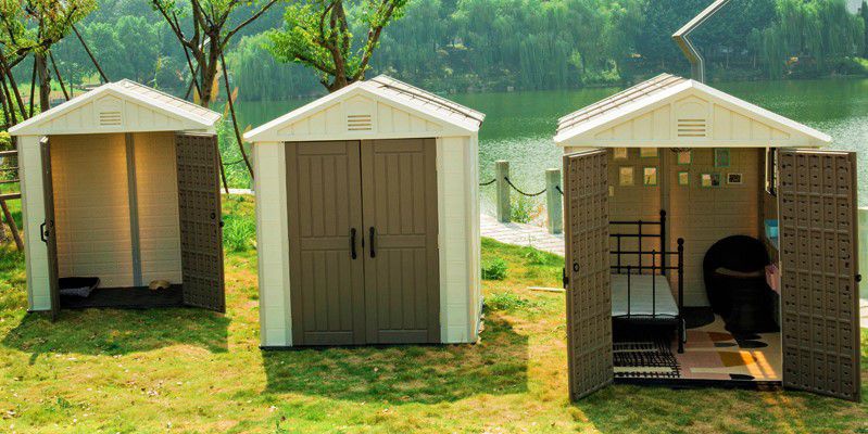 Пластиковый сарай GoodHof Triple Room