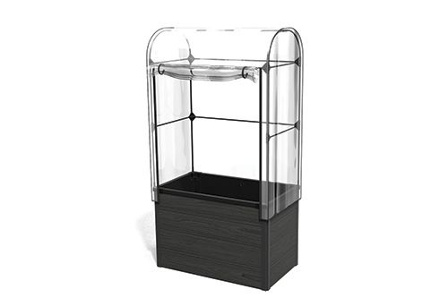 Грядка-теплица для растений Maple green house (серый)