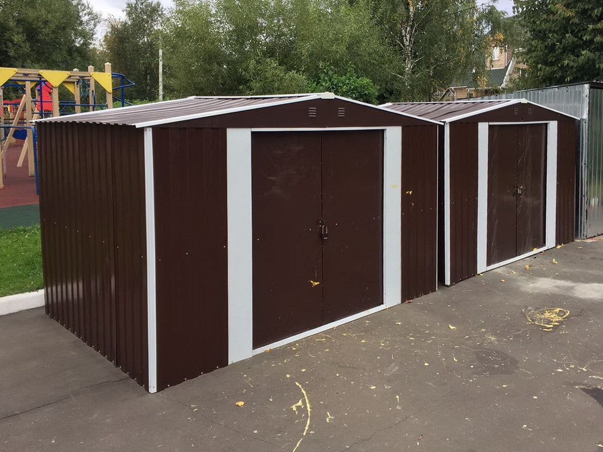 Металлический сарай Barnas 3x4м
