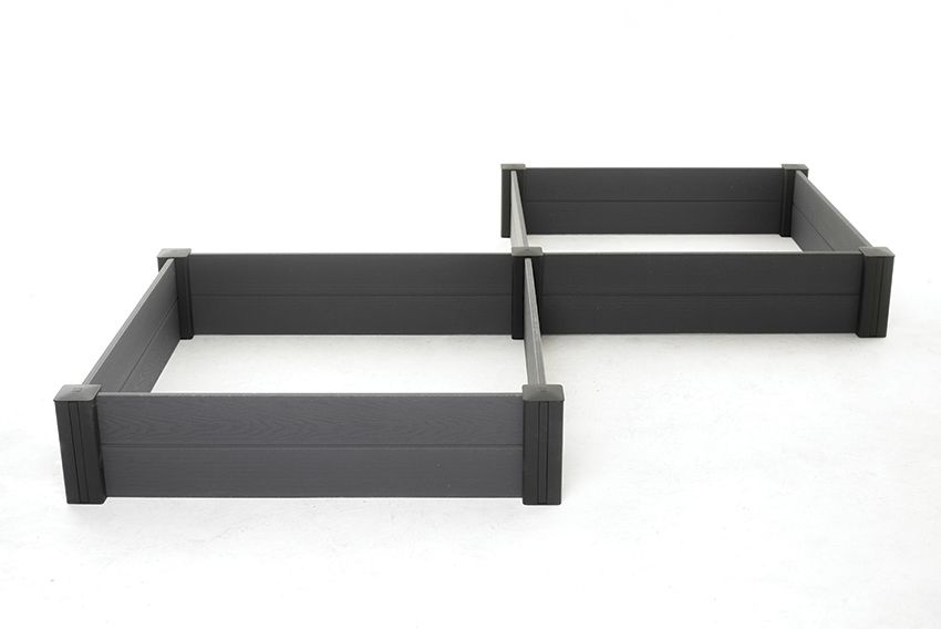 Кашпо-Грядка для растений Vista Modular Garden Bed 2 pack (графит)