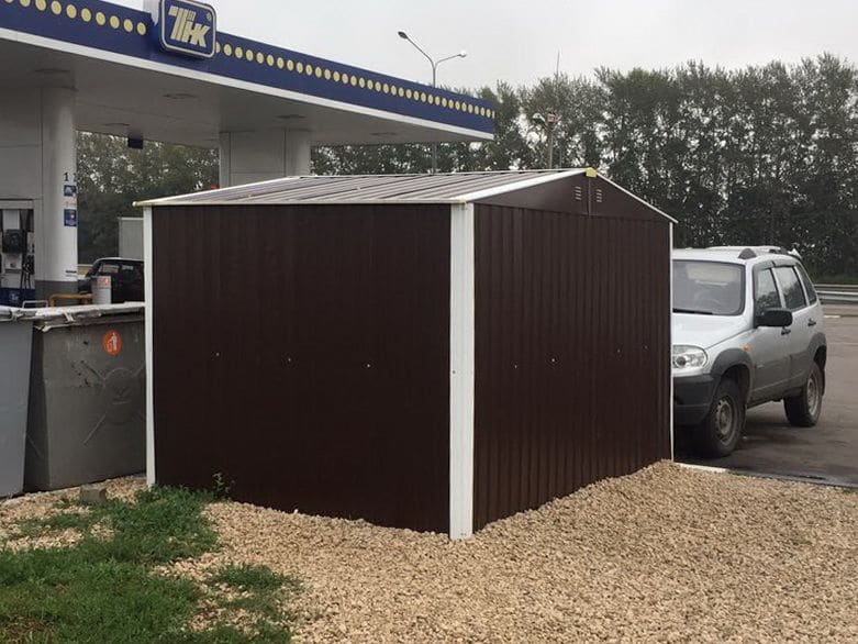 Металлический сарай Barnas 3x4м