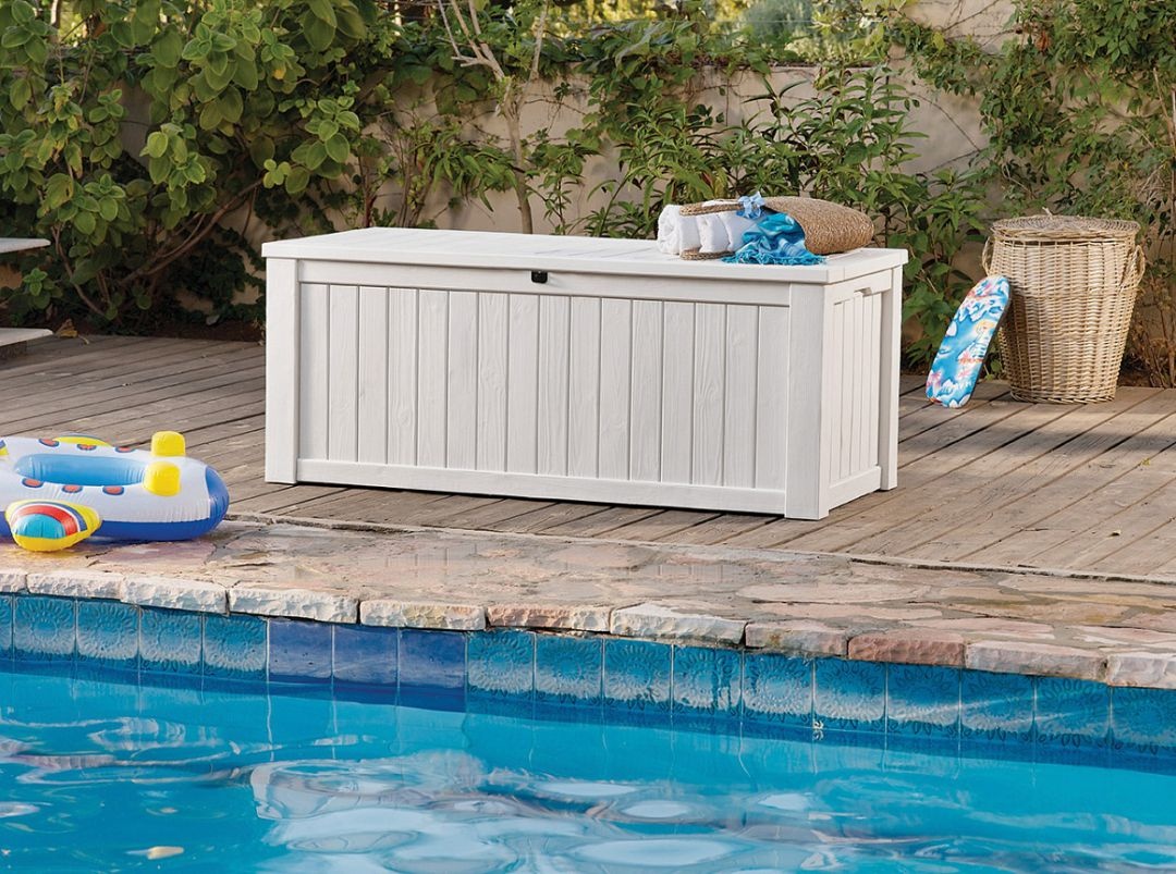 Сундук Роквуд 570л  бежевый