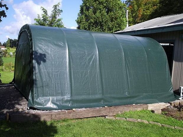 Гараж тентовый CoverIT 3x4,5x2,4 м