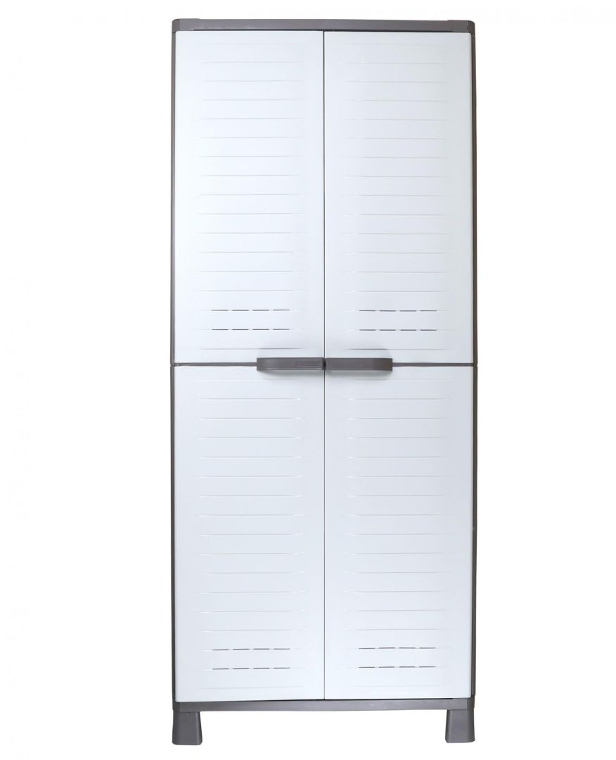 Шкаф уличный пластиковый AirSpire (Высокий) капучино/кремовый