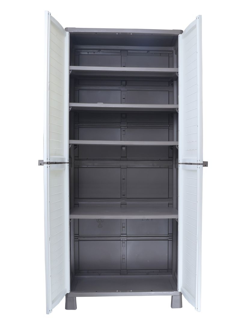 Шкаф уличный пластиковый AirSpire (Высокий) капучино/кремовый