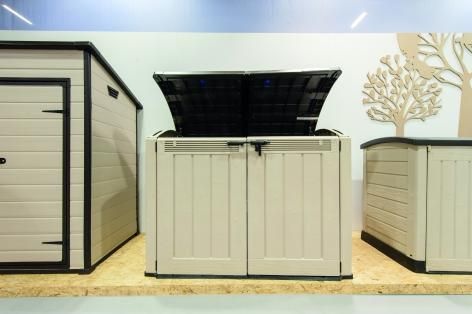 Шкаф ящик уличный пластиковый Стор ит Аут Ультра (STORE-IT-OUT ULTRA) 2000л бежевый