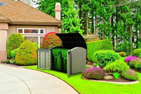 Шкаф ящик уличный пластиковый Стор ит Аут Ультра (STORE-IT-OUT ULTRA) 2000л бежевый