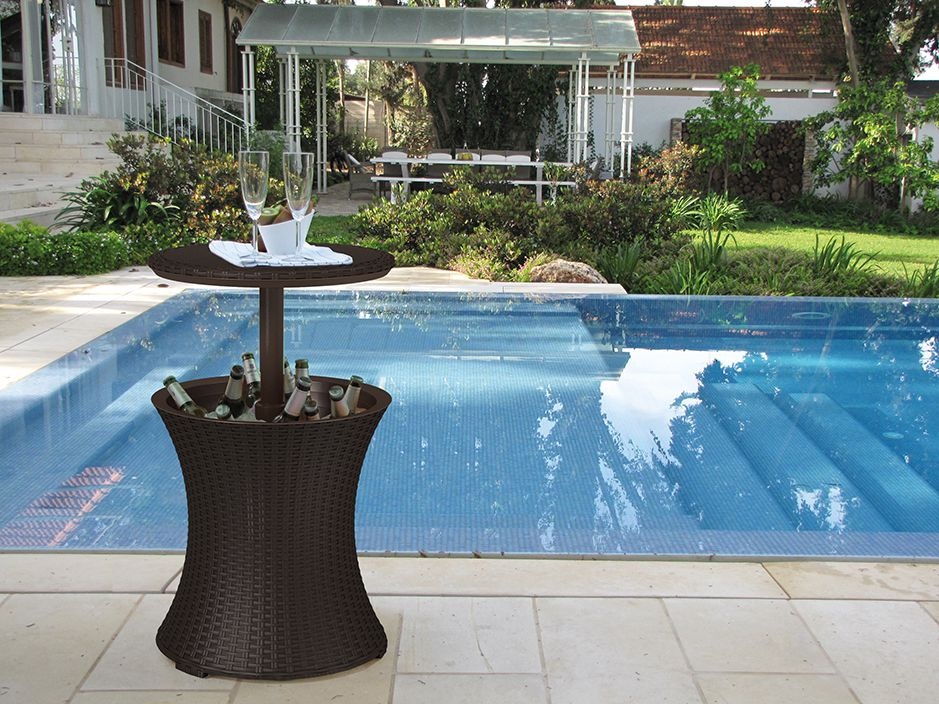 Стол Кул Бар Раттан (Cool bar rattan) графит