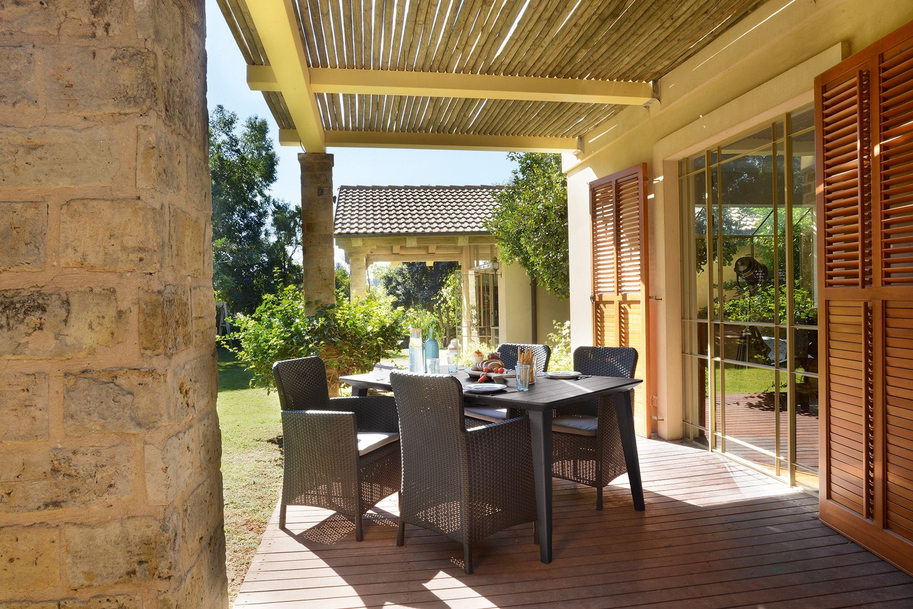 Стол Лима 160 (Lima 160) коричневый