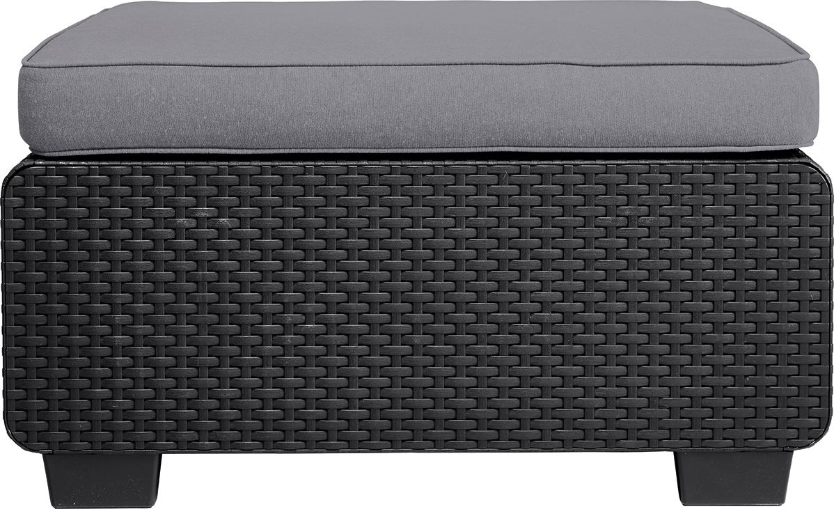 Столик Сальта / Саппоро с подушкой (Salta / Sapporo table with cushion) графит