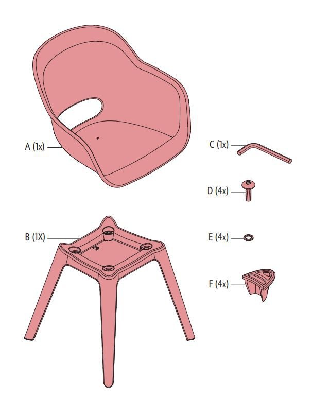 Стул Акола (Akola) капучино